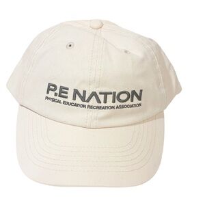 P.E. NATION One Size Adjustable Homage Hat Blush Off‎ White NEW